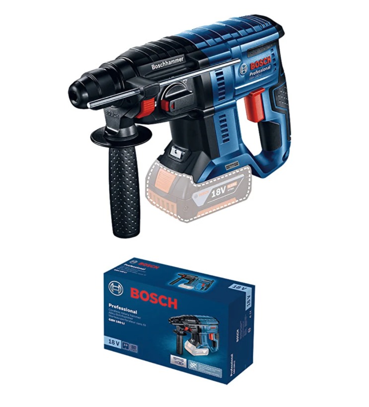 Bosch GBH180-LI 2.3 Kg Akülü Kırıcı Delici (Solo Model)