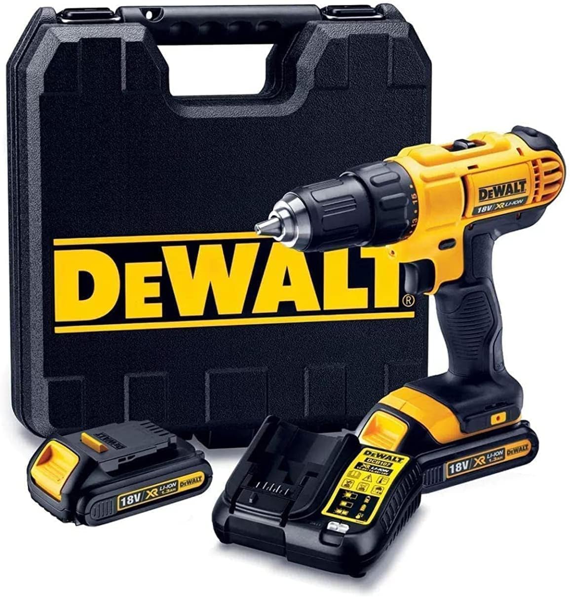 Dewalt DCD776S2 18 V Çift Akülü 1.5 Ah Darbeli Matkap Dewalt DCD776S2 18 V Çift Akülü 1.5 Ah Darbeli Matkap