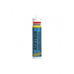 Soudal Acryrub Silikonize Mastik Gri 500 gr