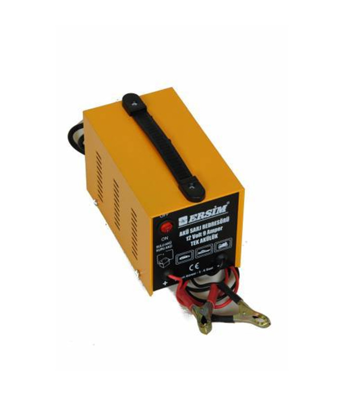 Ersim Akü Şarj Cihazı 12V 9 Amp (Tek Akülük) Ersim Akü Şarj Cihazı 12V 9 Amp (Tek Akülük)