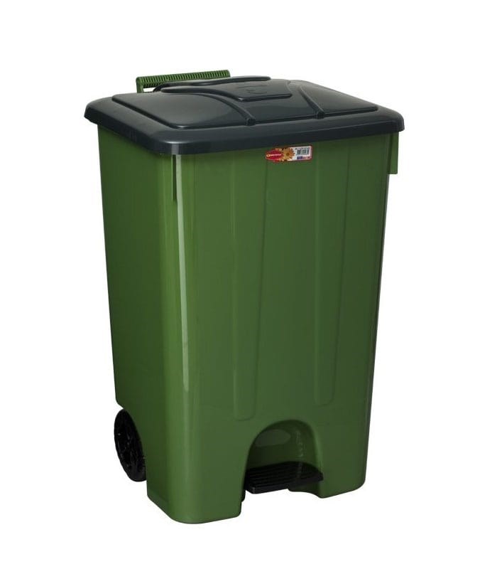 Hipaş ÇK85 85 Lt Köşeli Pedallı Çöp Kovası Hipaş ÇK85 85 Lt Köşeli Pedallı Çöp Kovası