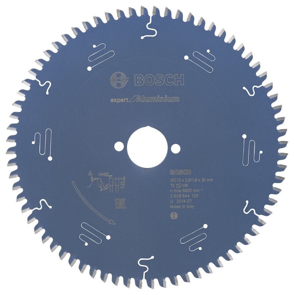 Bosch 210x30 mm 72 Diş Expert For Aluminium H Daire Testere Bıçağı