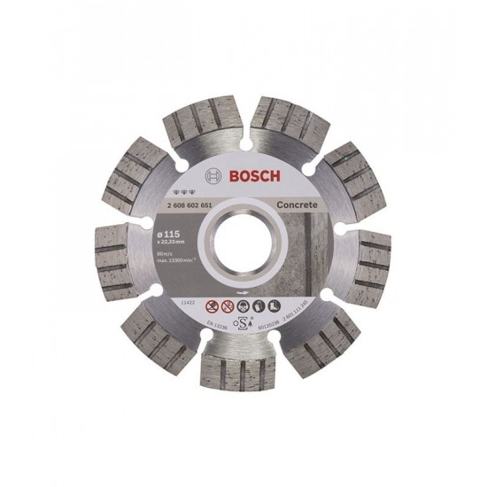 Bosch 115 mm Best For Concrete Elmas Kesme Taşı