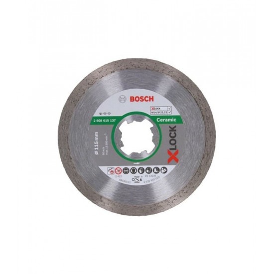 Bosch 115 mm X-Lock Standard For Ceramic Elmas Kesme Taşı