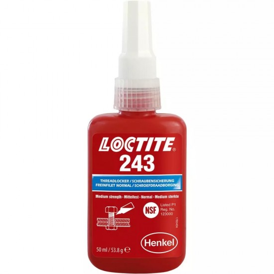Loctite 243 - Orta Mukavemetli Vida Sabitleyici 50 ml. Loctite 243 - Orta Mukavemetli Vida Sabitleyici 50 ml.